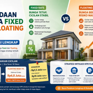 Perbedaan Bunga Fixed dan Floating KPR: Simulasi Cicilan dan Cara Memilih