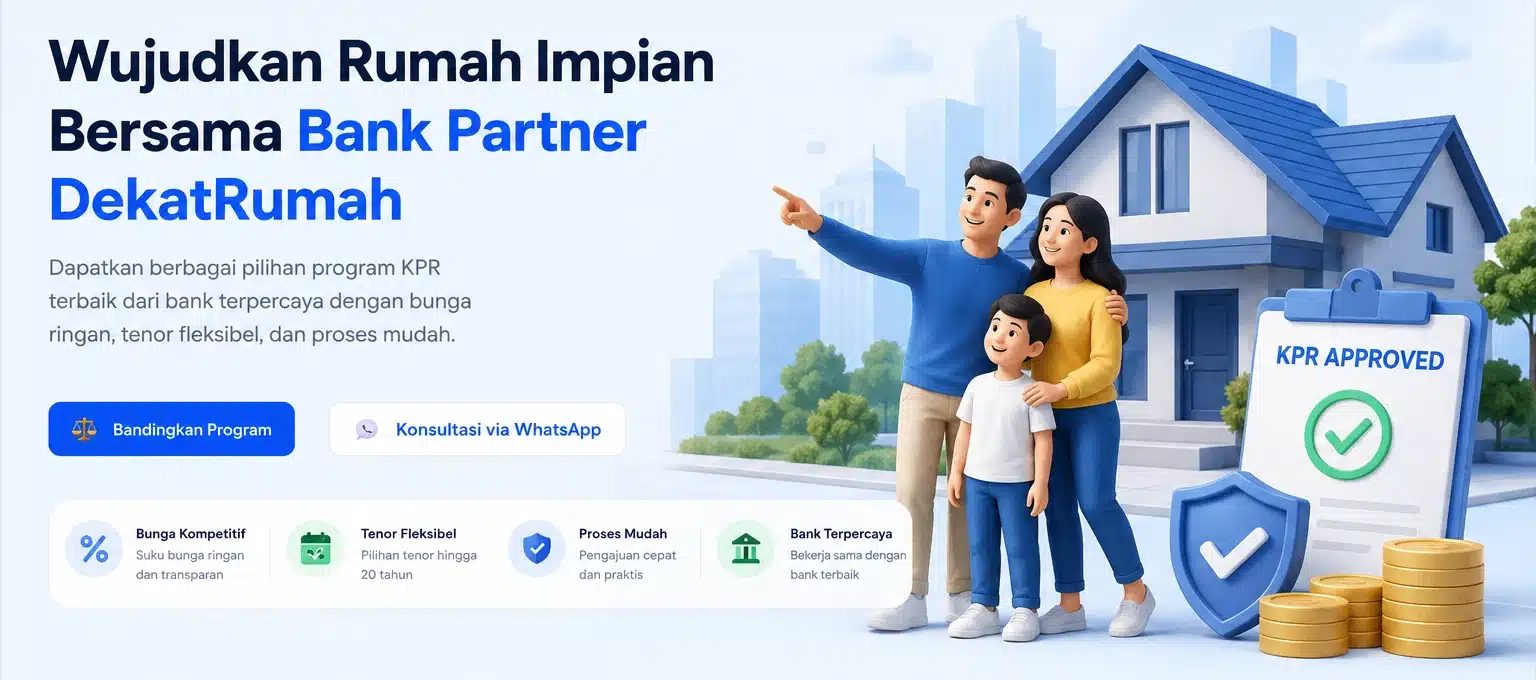 Program KPR dari Bank Partner DekatRumah